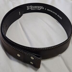 Nocona STRAP Men's Small Brown Leather Belt Strap GUC